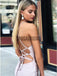 Spaghetti Straps Mermaid Elegant Long Prom Dresses PD2283