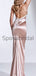 Spaghetti Straps Simpler Mermaid Modest Prom Dresses PD2246