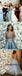 2019 Spaghetti Straps Backless A-line Sparkly Long Blue V-Neck Prom Dresses, Party Dress, Evening dresses,  PD0565 - SposaBridal