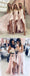 Spaghetti Straps High-Low Cheap Modest Bridesmaid Dresses,WG349