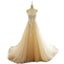 Spaghetti Straps Simple Summer Beach Wedding Dresses, See-through 2018 Spring Fitted Bridal Gowns, WD0288