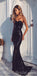 Sparkly Mermaid Elegant Black Sequin Prom Dresses, Unique Design Evening Dress, PD1294