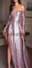 Sparkly Sequin Sexy Long Sleeves Sweetheart Fashion Prom Dresses PD2094