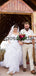 Sweatheat Tulle Rustic Illusion Chic Country Beach Long Wedding Dresses WD0556
