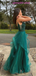Charming Sweetheart Spaghetti Strap Sequin Organza Prom Dresses, PD3051