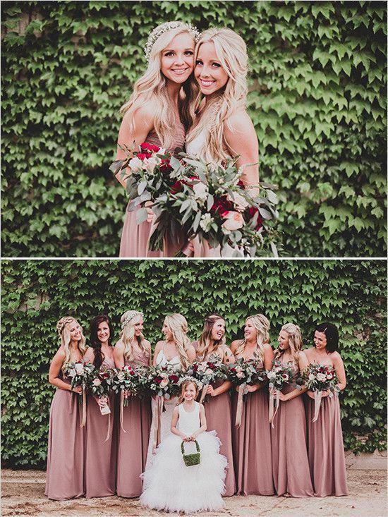Sweetheart Long Chiffon Simple Soft Floor-Length Formal Bridesmaid Dresses, PD0496