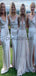 Unique Design Cheap Modest Long Bridesmaid Dresses  WG709