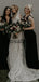 Unique Full Lace Vintage  Chic Exquisite Beach Long Wedding Dresses WD0557