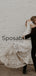 Unique Full Lace Vintage  Chic Exquisite Beach Long Wedding Dresses WD0557