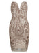 Unique Gold Ivory Sweetheart Lace Mermaid Short Homecoming Dresses, BD0448