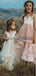 V-Neck Simple Cheap Lovely Custom Flower Girl Dresses, FG130