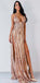 V-Neck Long Sparkly Shinning  Formal Sexy  Prom Dresses, Party dress, evening dresses, PD1075