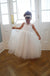 White Sleeveless Scoop Lace Newest Lovely Popular Flower Girl Dresses, FG00114