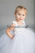 White Tulle Cute Cheap Lovely Custom Flower Girl Dresses ,FG131