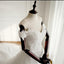 White Off Shoulder Long Affordable Wedding Dresses, Real Made Cheap High Quality Bridal Gowns With Train, WD0297