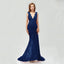 Charming Elegant Colorful Full Lace Mermaid  ELegant Side Split Prom Dresses, PD1025