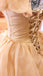Elegant Off-shoulder Sweetheart Ruffle Neck Teal Or Yellow A-line Prom Dress, PD3442