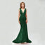 Charming Elegant Colorful Full Lace Mermaid  ELegant Side Split Prom Dresses, PD1025