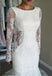 Lace Custom Made Open Back Most Popular Trumpet Silhouette Wedding Dresses,  WD0228