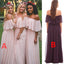 Off Shoulder Chiffon Cheap Popular New Simple Bridesmaid Dress WG231