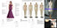 Mismatched Emerald Green A-line Floor-length Bridesmaid Dresses, BD3190