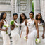 Mismatched Ivory Formal Elegant Mermaid Long Bridesmaid Dresses, BD3235