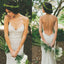 2019 Cheap Custom Elegant Open Back Lace Popular New Arrival Wedding Dress with train , PD0392 - SposaBridal