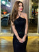 Sexy Sparkly Black Halter Mermaid Long Sequin Prom Dress, PD3452