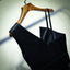 Simple Sexy Black Asymmetry A-line Mini Homecoming Dress, HD3059