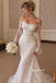 Off The Shoulder Long Sleeve Lace Wedding Dress, Mermaid Fit Bridal Gown, WD3154