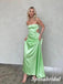 Sexy Soft Satin Sweetheart Sleeveles A-Line Long Prom Dresses, PD3884