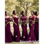 Sexy Mismatched FDY Fabric Mermaid Floor Length Bridesmaid Dresses, BD3359