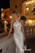 Ivory Halter Crinkled Satin Mermaid Prom Dress, Open Back Tie Back Formal Evening Gown, PD4374