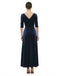 Elegant Velvet Half Sleeves Ankle-Length A-Line Mother Of The Bride Dresses, SFM005