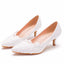 Elegant Simple Lace Flower Wedding Shoes Lace Wedding Shoes