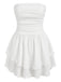 Sexy White Sweetheart Sleeveless A-Line Mini Dresses/ Homecoming Dresses, PD3656