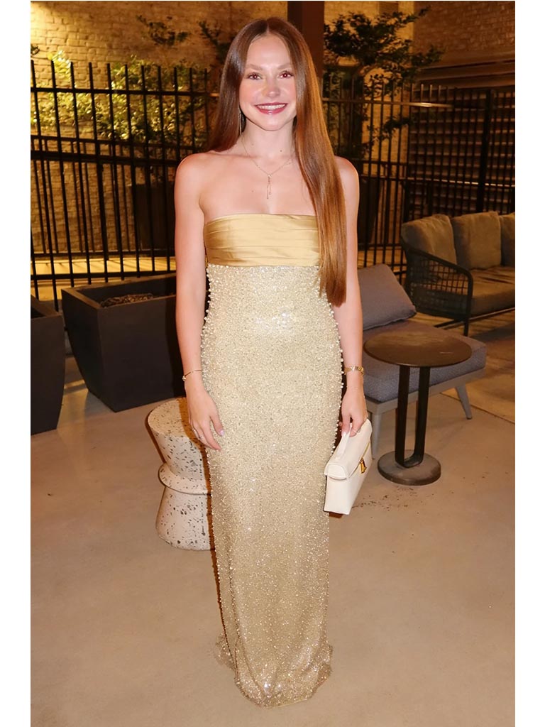 Glamorous Champagne Gold Sequin Mermaid Evening Dress | Strapless Beaded Prom Gown, PD4199