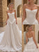 Strapless Sweetheart Tulle Wedding Dress, Lace Applique Corset Tiered Ruffle A-Line Bridal Gown,WD3140