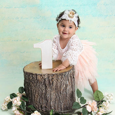 Cute Wedding Guest Dress 3/4  Sleeves Tulle Unique A-Line Flower Girl Dresses, FG1459