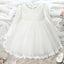 Cute Wedding Guest Dress Long Sleeves Tulle And Lace Unique A-Line Flower Girl Dresses, FG1461
