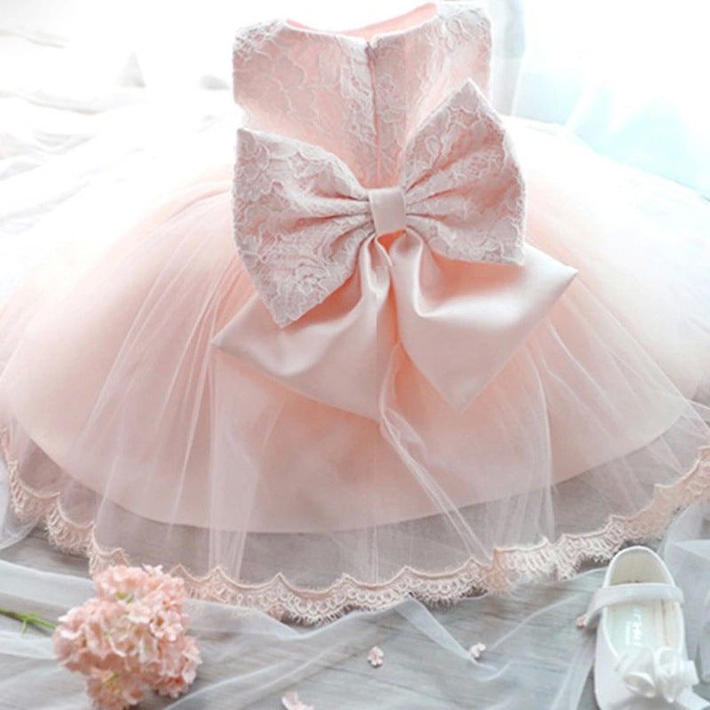 Cute Wedding Guest Dress Spaghetti Straps Tulle Unique A-Line Flower Girl Dresses, FG1464