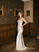 Ivory Lace & Satin Strapless Sweetheart Corset Mermaid Floor Length Evening Dress,PD4323