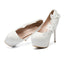 Women's Wedding Shoes Decorative Heel Wedding Heels Bridal Shoes