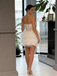 Elegant Strapless Mini Homecoming Dress | Sheer Corset Bodice with 3D Rose Floral Skirt, Cocktail Party Dress, PD3672