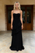 Elegant Chiffon Spaghetti Strap Ruffled Backless Evening Maxi Dress Prom Gown, PD4206
