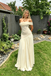 Elegant Off Shoulder Chiffon Lace A-Line Formal Dress Bridal Gown, PD4239