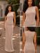 Elegant Dusty Pink Velvet Sleeveless Maxi Dress With Knotted Waist, PD4252