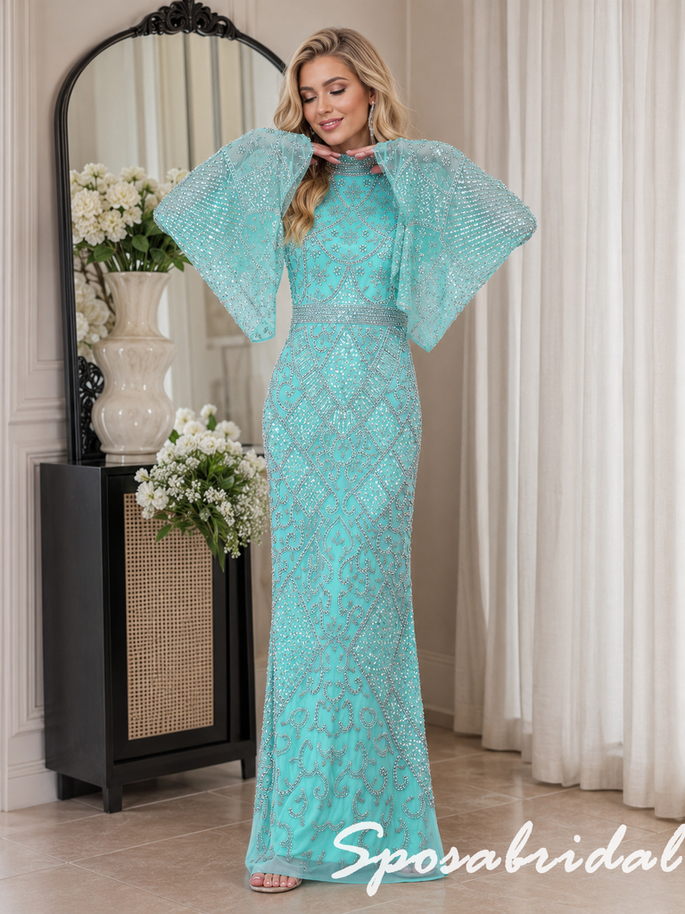 meier formal dresses Metallic Prom Dress Meier Collection Silver Sequin Long Evening Prom Dress V-Neck, Long Sleeve, Empire Waist, Ball Gown Style Sequin Dress Evening