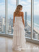 Ivory Pleated Crinkle Strapless Tiered Ruffle Flowy Maxi Wedding Guest Dress, PD4269