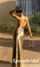 Sexy Elastic Satin Bateau Open Back Mermaid Long Prom Dresses, PD3790